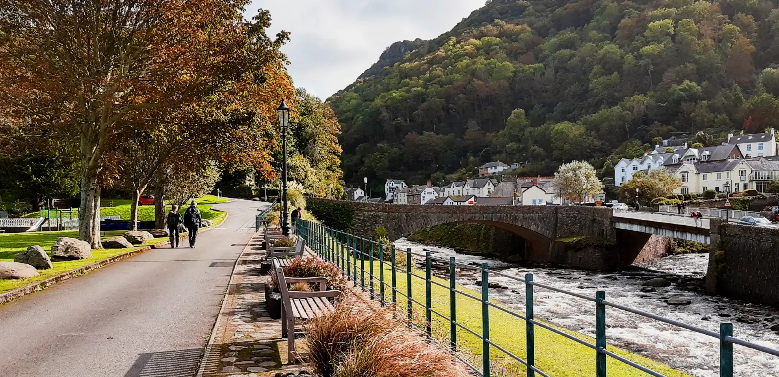 Autumn walks in Lynmouth, Devon