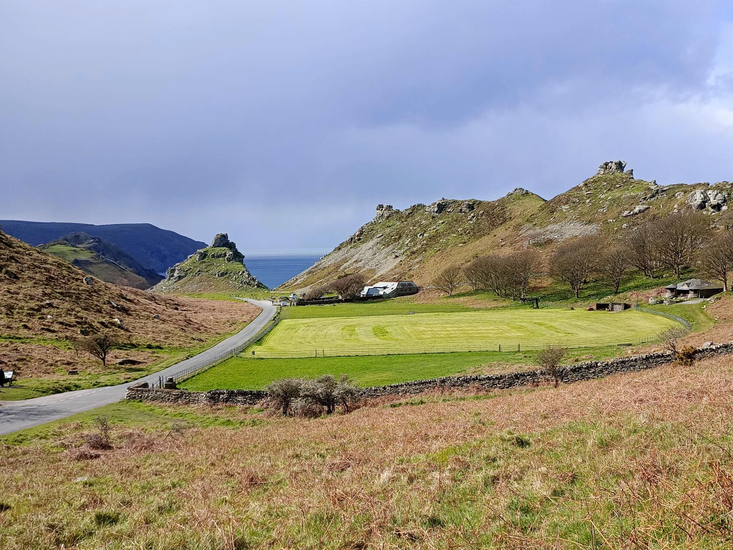 The Valley of Rocks in spring