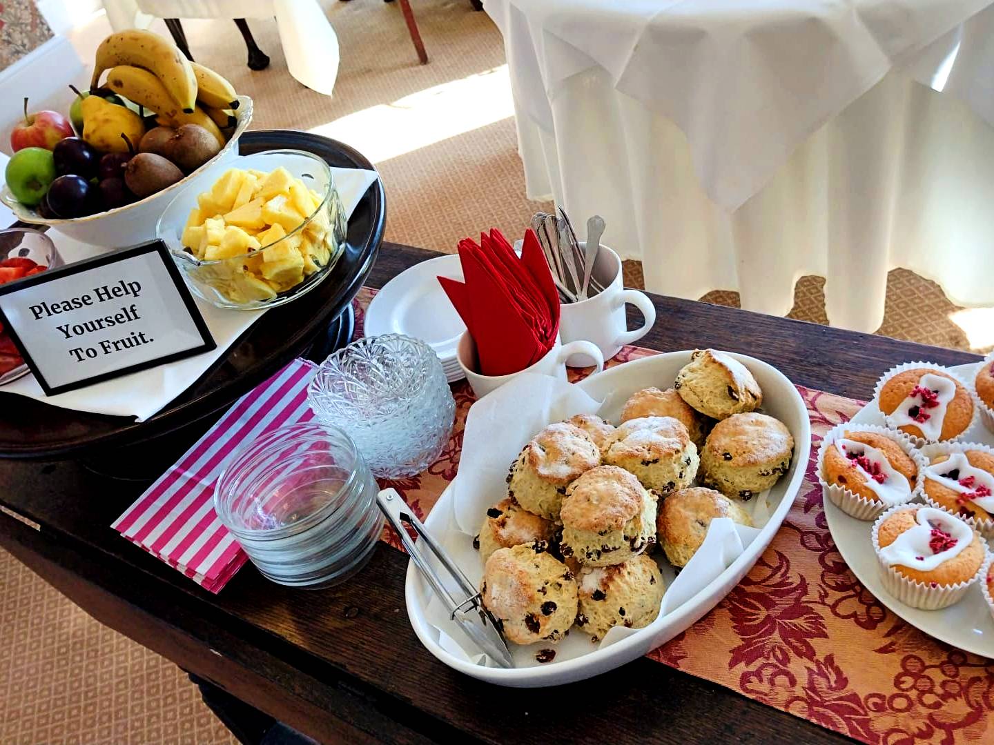 Breakfast at Chough's Nest Hotel