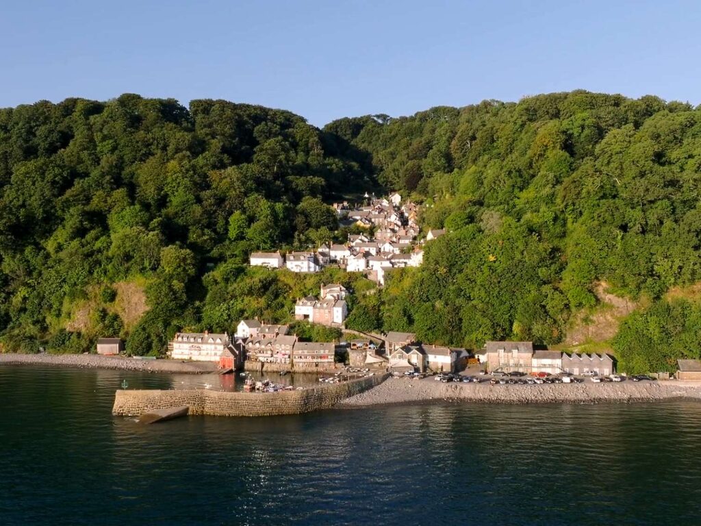 The historic fishing village of Clovelly on the North Devon coast