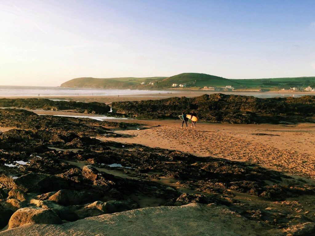 Croyde Beach, one of North Devon's most popular surfing beaches