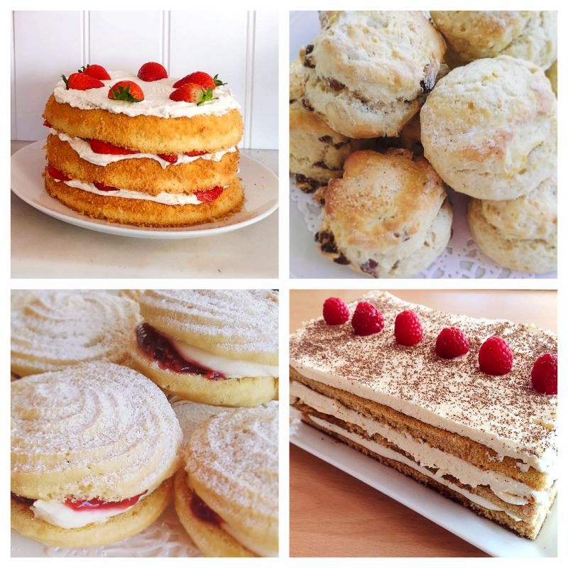Homemade desserts served at Chough's Nest Hotel