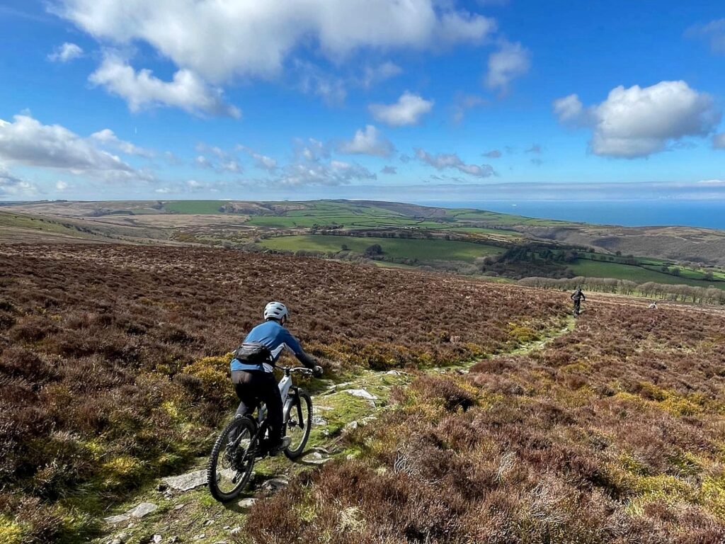 Exmoor Adventures offer a range of activities including mountain biking on the moor