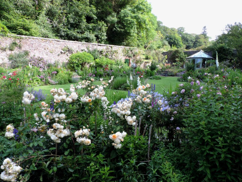 Hartland Abbey and its historic gardens on the North Devon coast