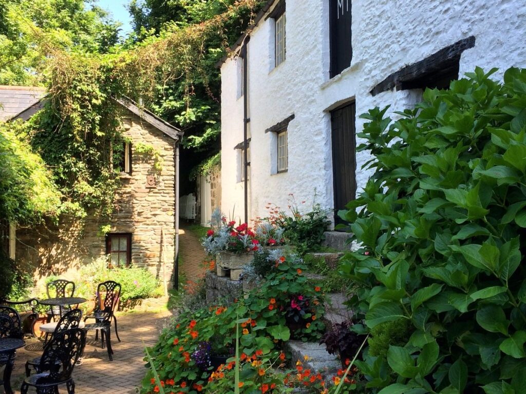 Historic Hele Corn Mill and Tea Rooms near Ilfracombe in North Devon