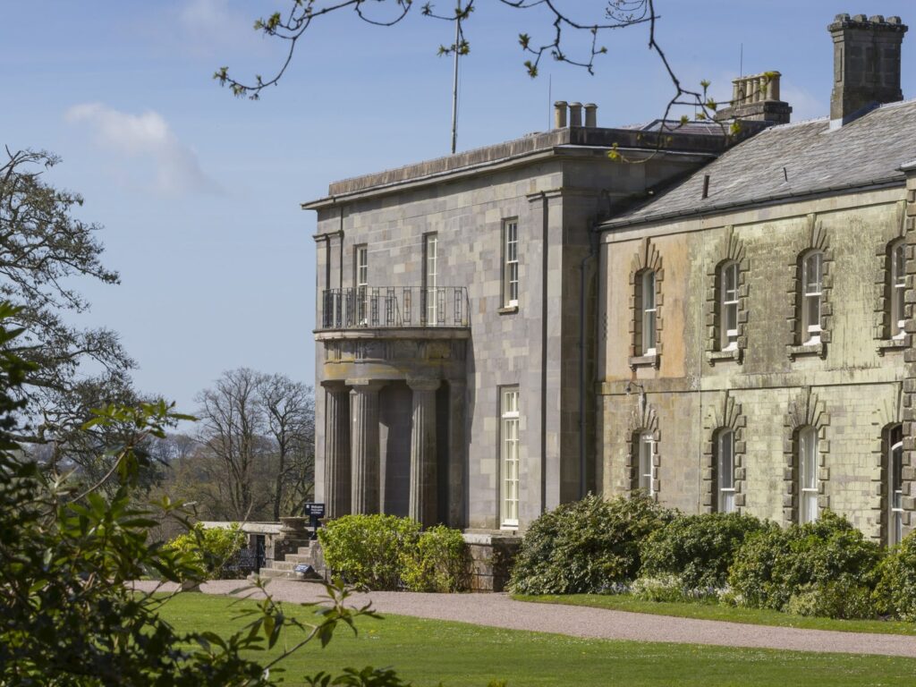 Arlington Court National Trust house and gardens in North Devon