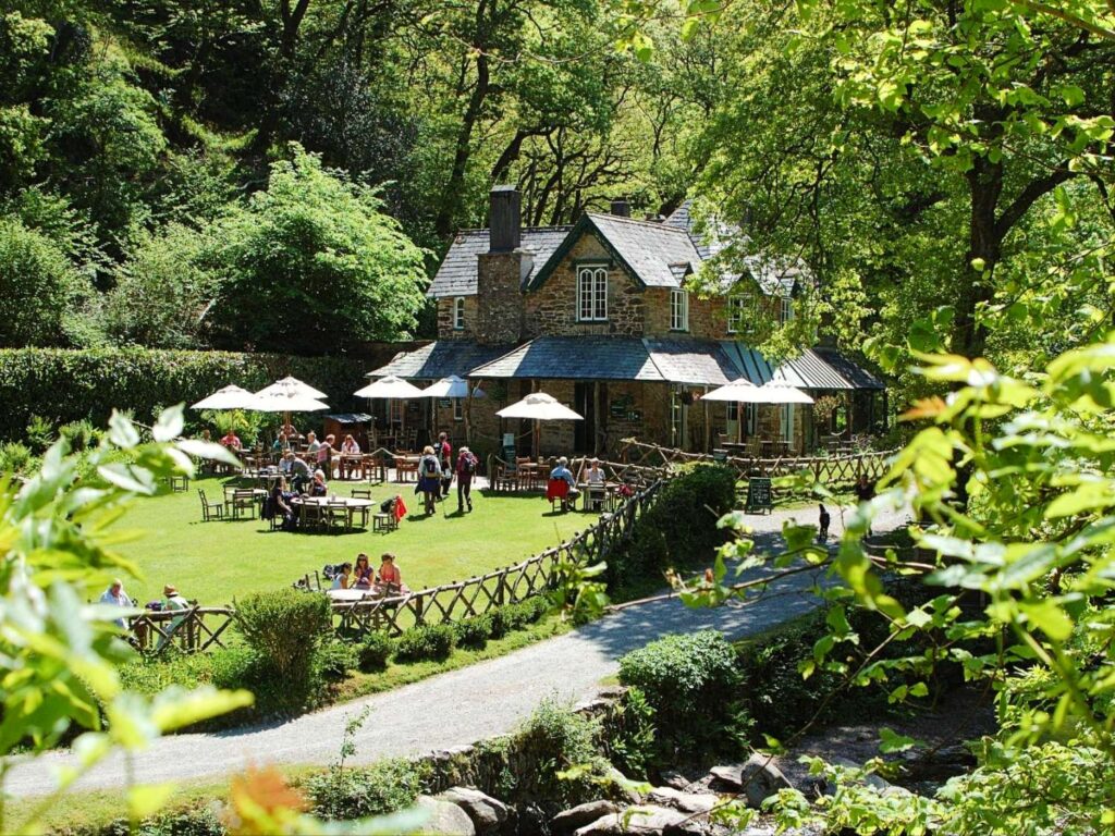 Watersmeet Tea Rooms in the Lyn River Valley