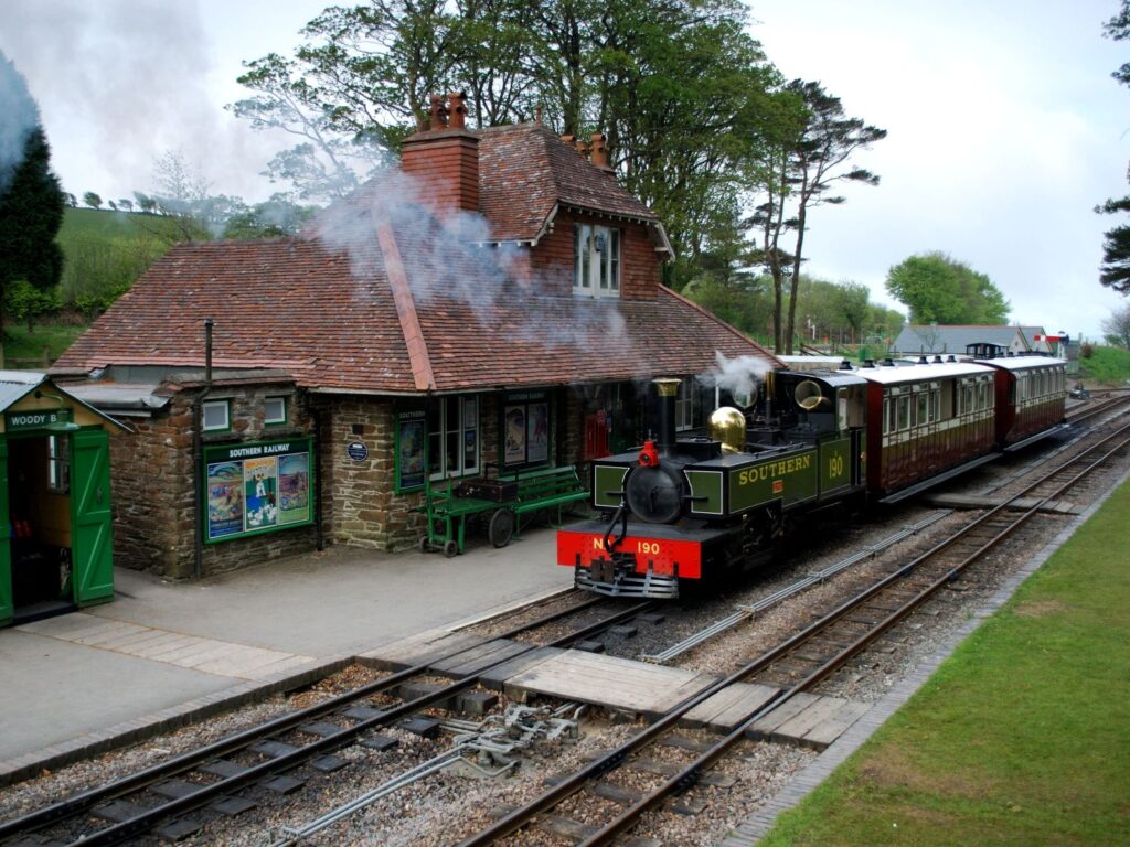 Woody Bay Station on the historic Lynton & Barnstaple Railway
